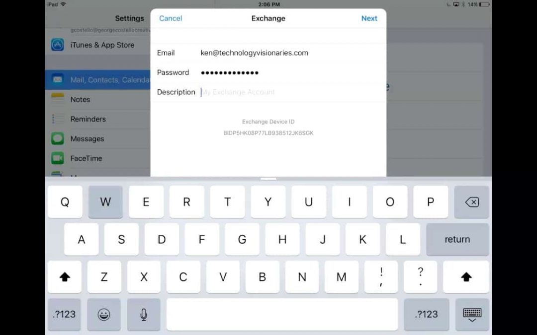 How to Setup an Office 365 Email on IOS
